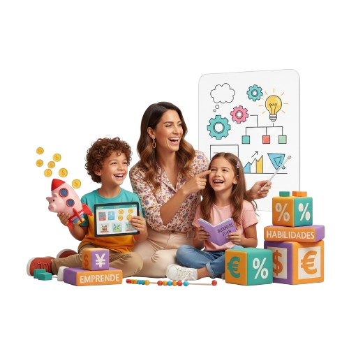 Educación financiera para niños y jóvenes